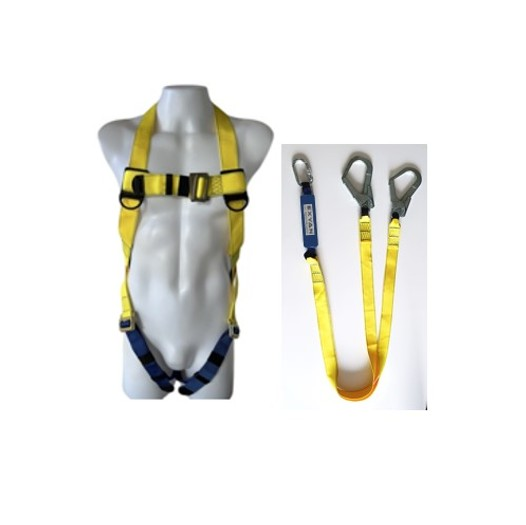 Full Body Harness & Double Lanyard - ECO Kit